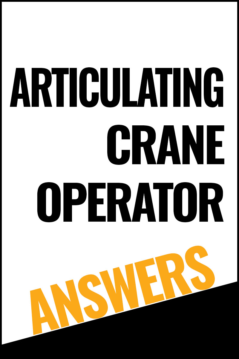 Articulating Crane Operator